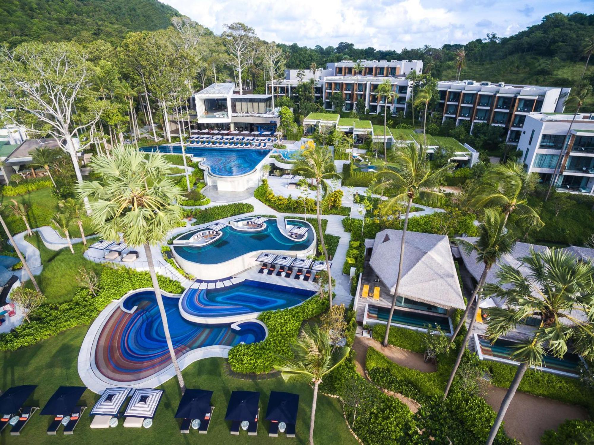 מלון 'צ'אוונג ביץ Hyatt Regency Koh Samui מראה חיצוני תמונה Aerial view of the resort