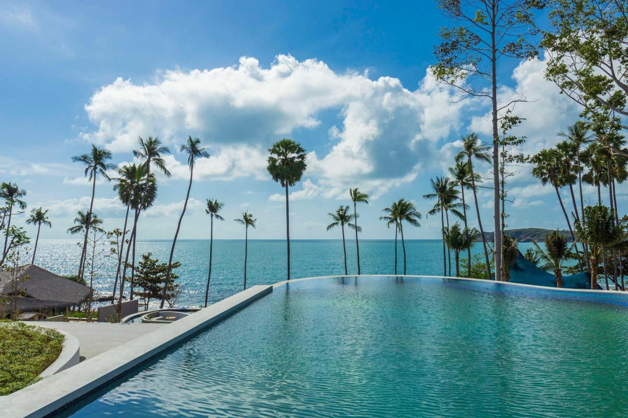 מלון 'צ'אוונג ביץ Hyatt Regency Koh Samui מראה חיצוני תמונה Infinity pool at the Cape