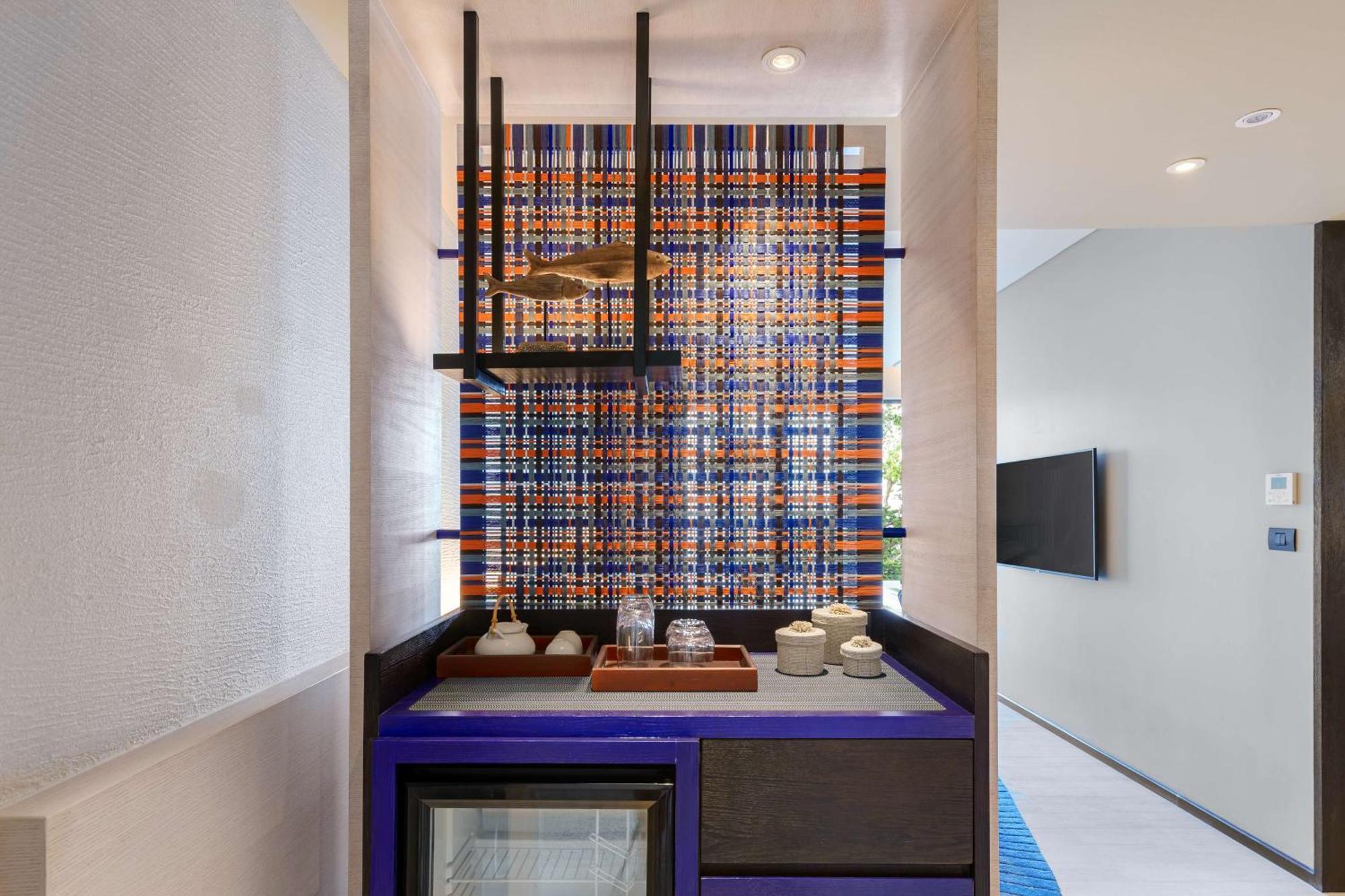 מלון 'צ'אוונג ביץ Hyatt Regency Koh Samui מראה חיצוני תמונה A wet bar in a hotel room